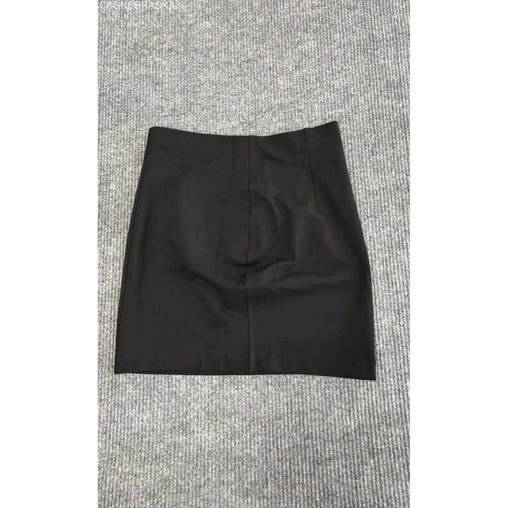 Express Women's Black Ponte Mini Skirt Stretch High Rise NWT Size M
